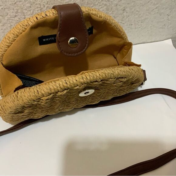 White House Black Market Basket Type Purse - Picture 3 of 12